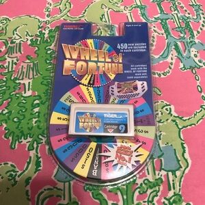 Wheel of Fortune Tiger electronic LCD game cartridge